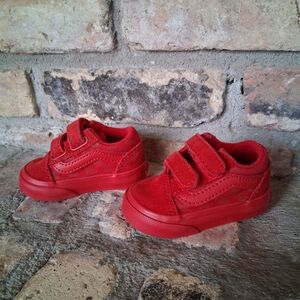 VANS OLD SKOOL V TODDLER SIZE 2